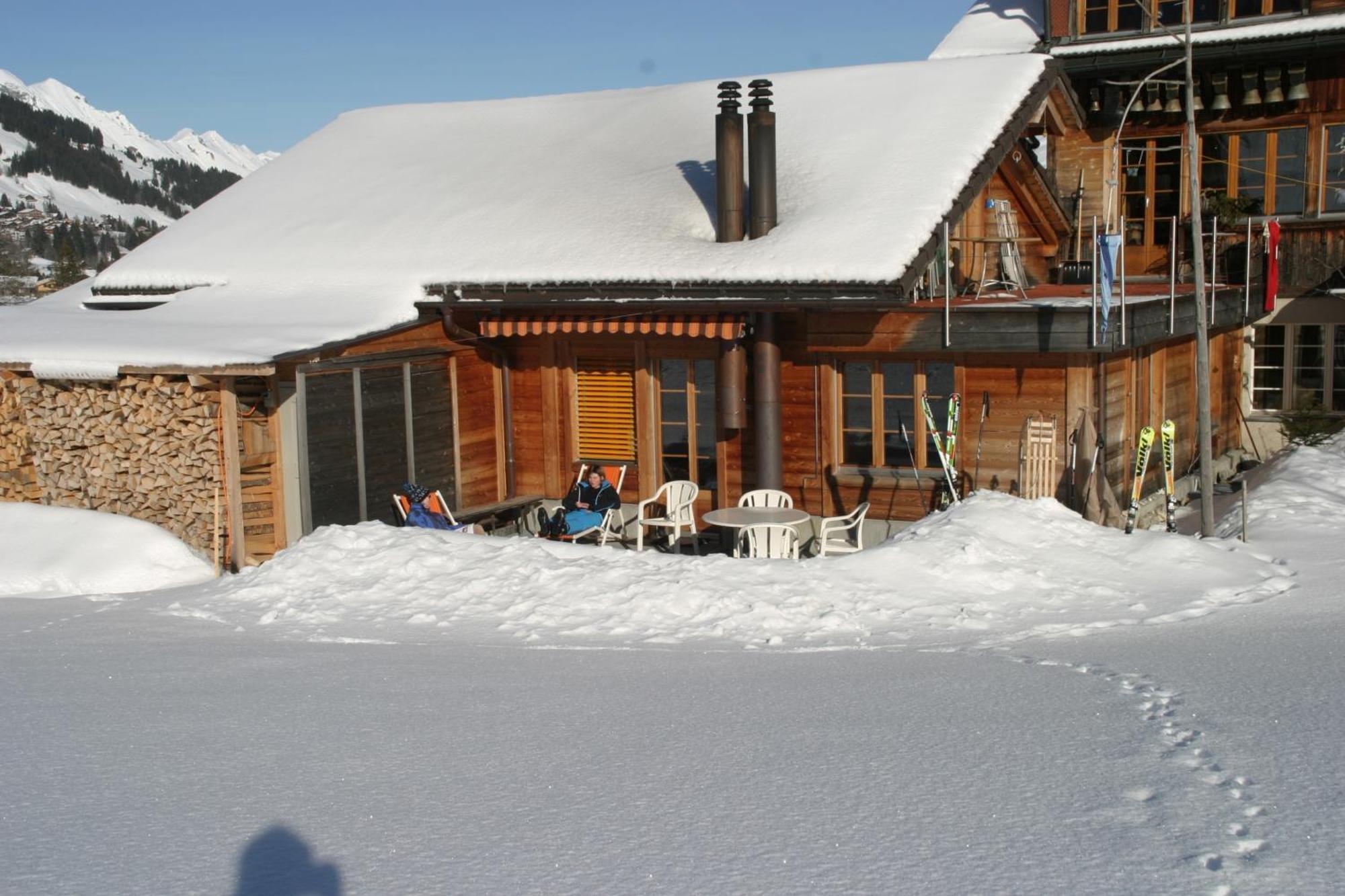 Appartement Bergdohle à Adelboden Extérieur photo