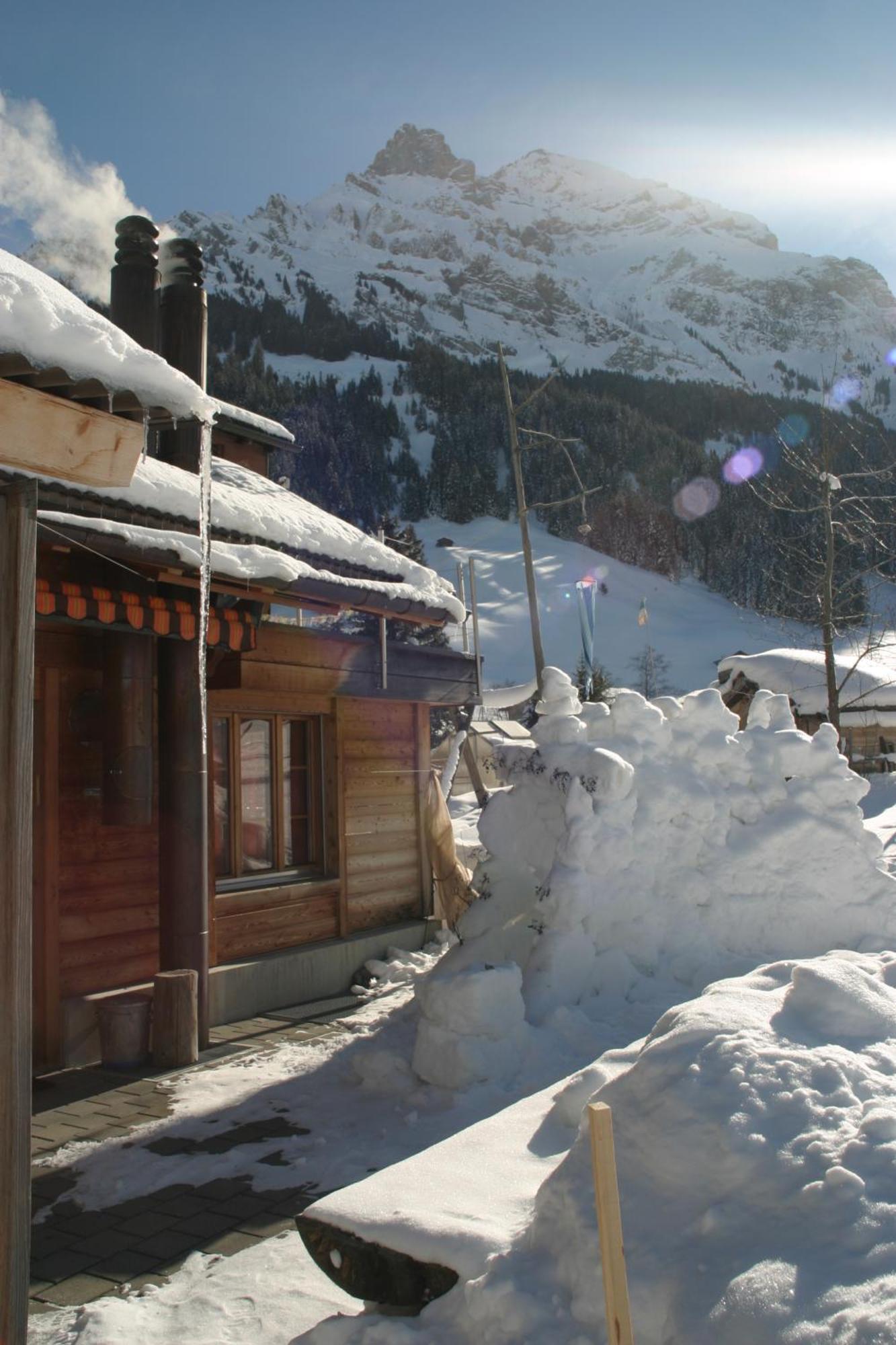 Appartement Bergdohle à Adelboden Extérieur photo