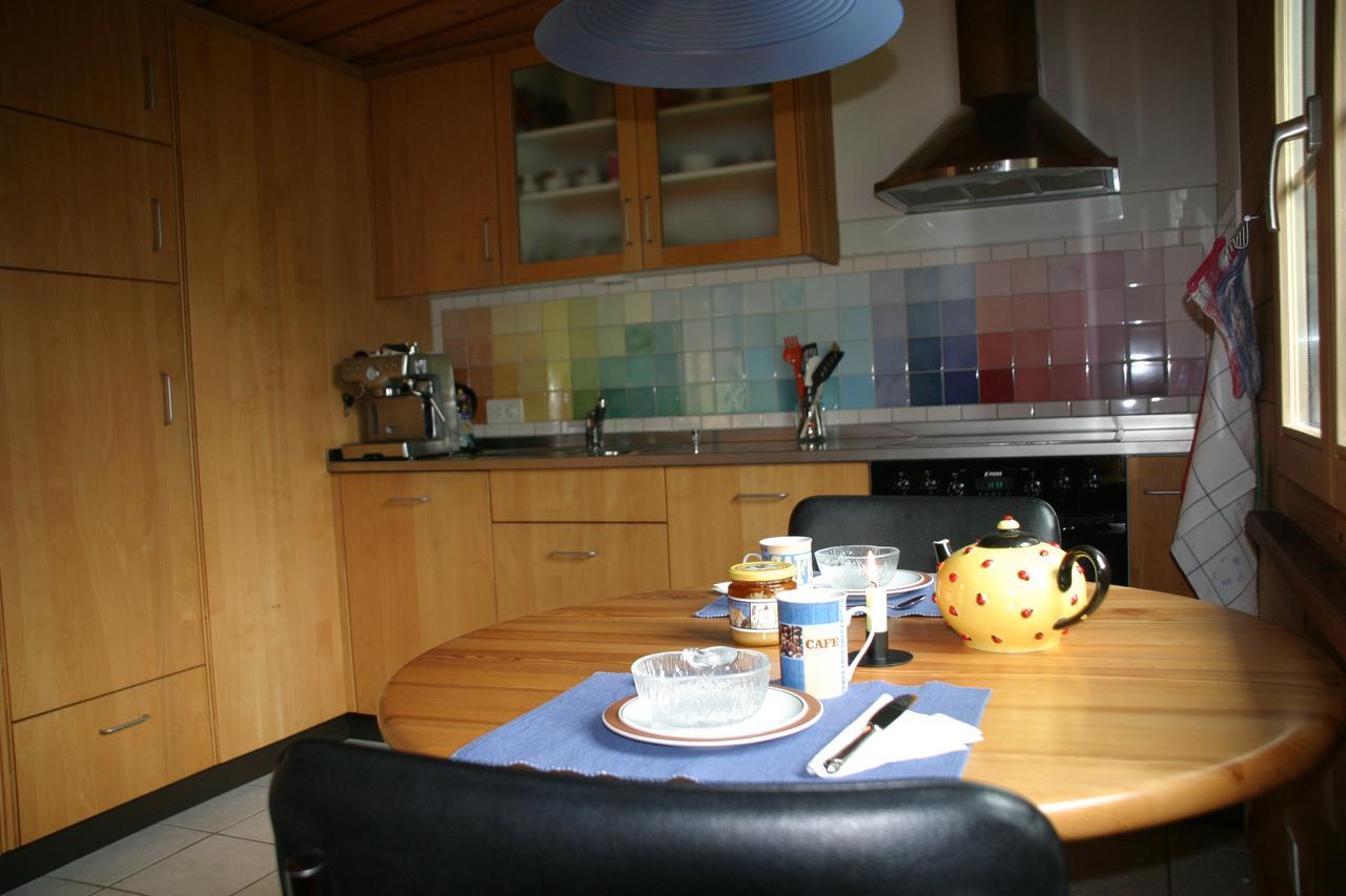 Appartement Bergdohle à Adelboden Extérieur photo